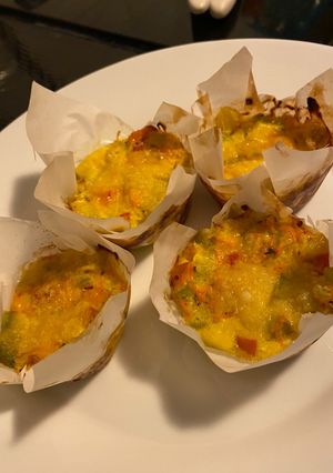 Una foto de Mini soufflé (buen recurso para los niños)