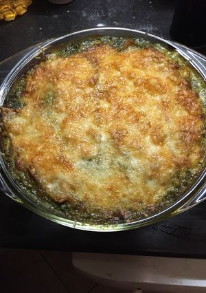 Spenótos húsos lasagne (gluténmentesen) recept fotója