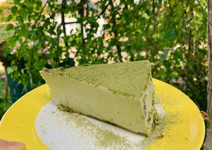 Recipe of Perfect Non-baked Matcha cheesecake (easy)