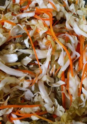 Hình của món Bắp cải muối.