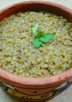 صورة لوصفة فريك بالكبدة