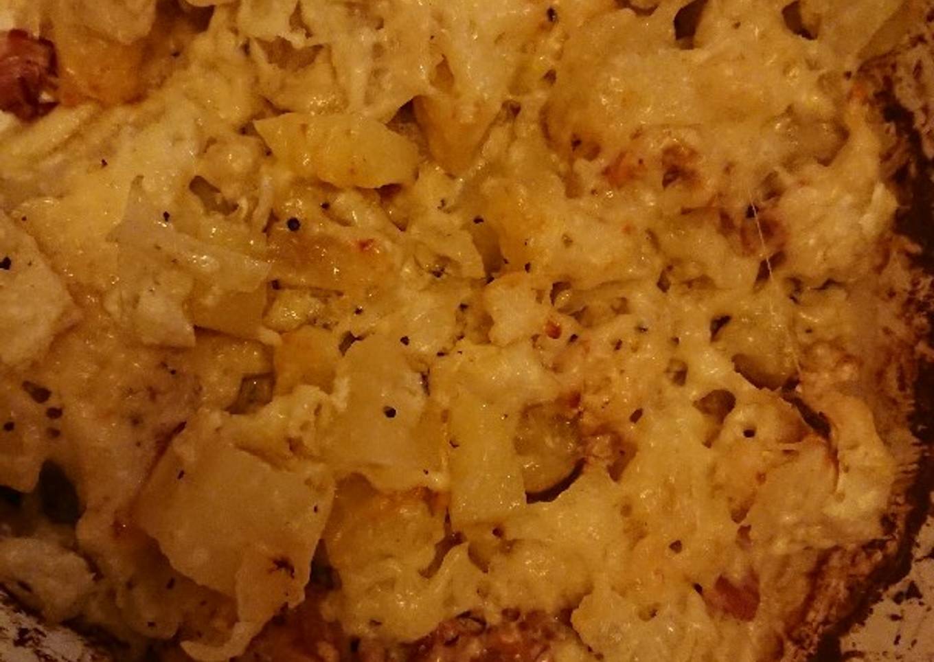 Gratin chou-fleur patates