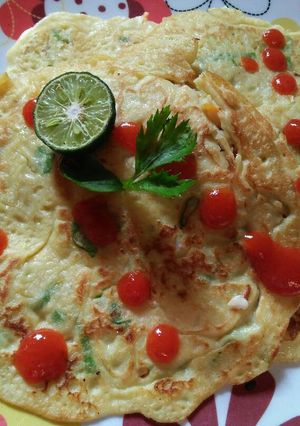 Foto resep Pajeon (pancake sayur korea)