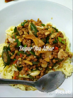 Foto resep Mi daging cah cabe