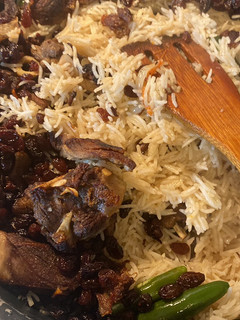 A picture of Afghani polav ….