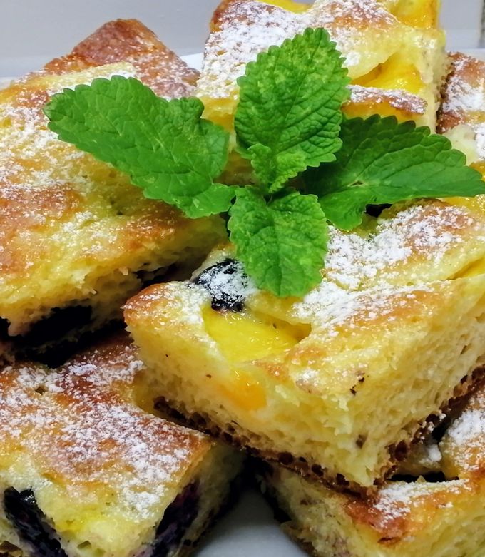 Kelt tésztás gyümölcsös pite recept fotója