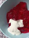 Postre light sin horno: topping de falsa crema