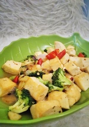 Foto resep Tumis brokoli tofu