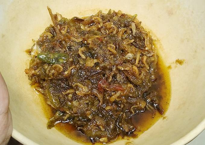 17. Sambel Teri Hijau