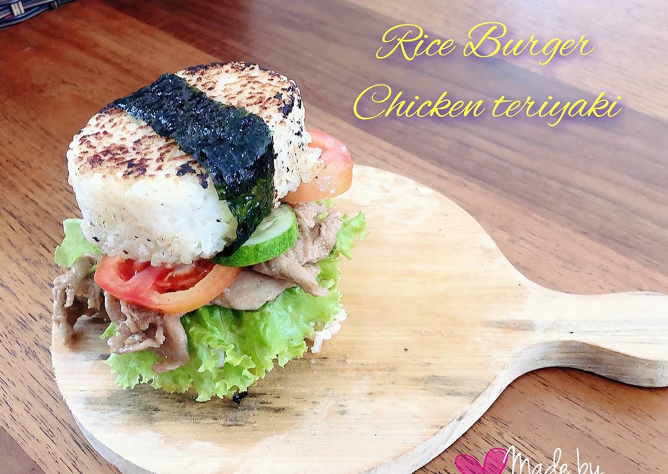 Rice Burger chicken Teriyaki