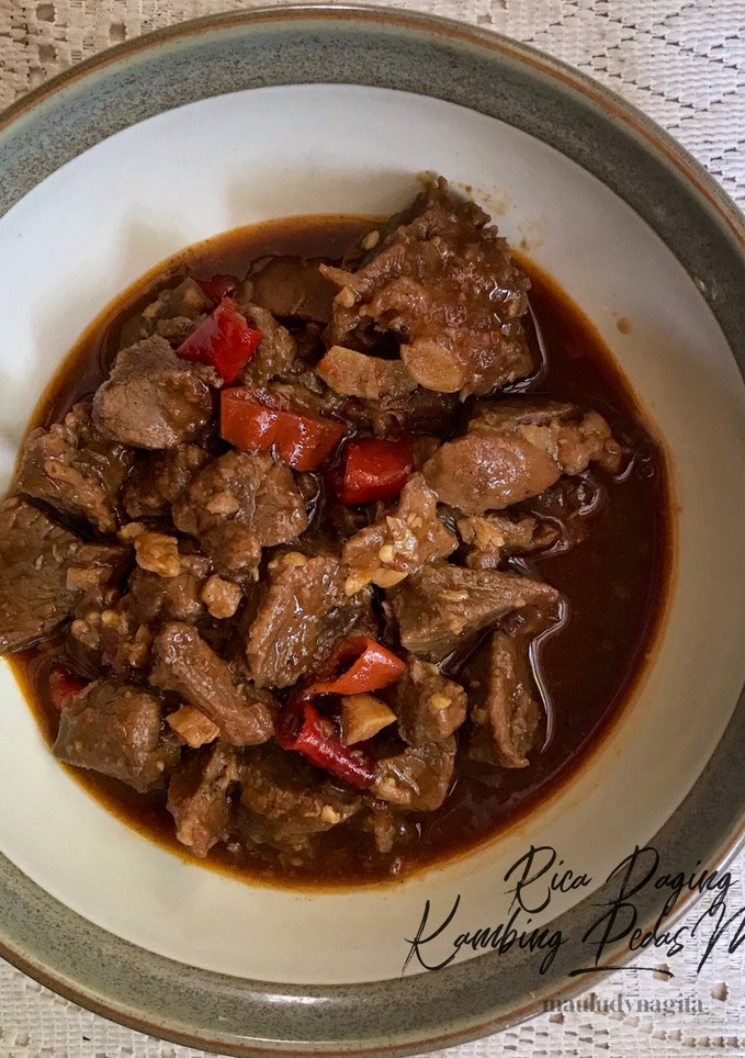 Foto resep Rica Daging Kambing Pedas Manis