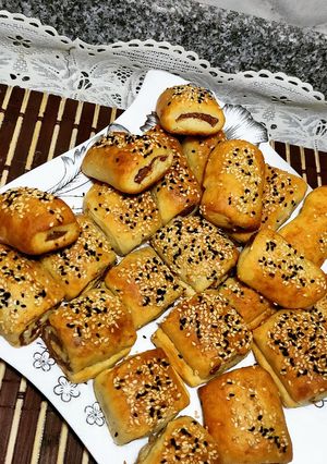صورة لوصفة المنين بالعجوة (كعب الغزال بالعجوة)