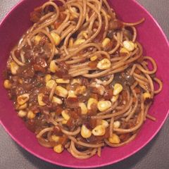 A picture of Spaghetti-one pot meal.
