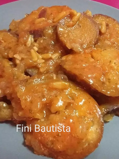 Una foto de Berenjena en salsa