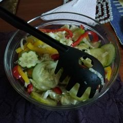 Cucumber salad A picture of Cucumber salad.