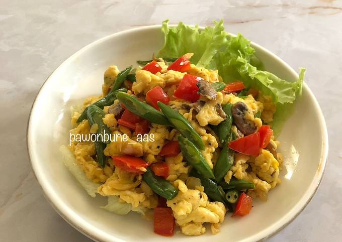 Resep Orak Arik Telur Sayur Oleh Pawonbune Aas Cookpad