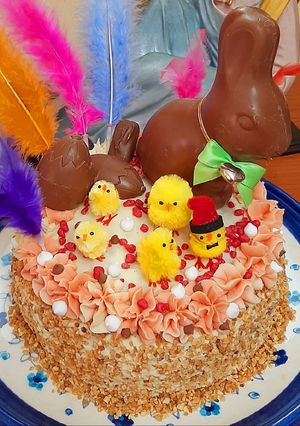 Foto principal de Mona de Pascua de chocolate blanco