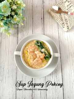 Foto resep Sup Jagung Pokcoy