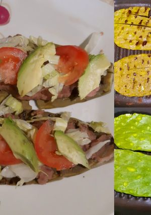 Una foto de Sope de nopal