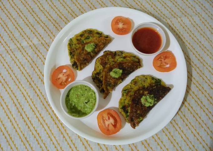 Pumpkin fenugreek pancake Recipe