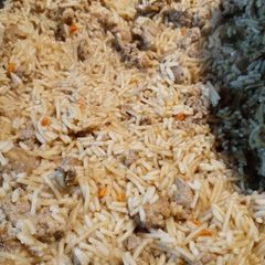 A picture of Italian Sausage Rice.