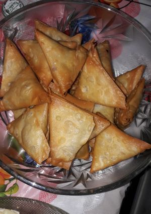 A picture of Samoosas.