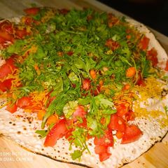 A picture of Non Fried Masala Papad.