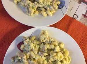 Una foto de Chicken Alfredo penne