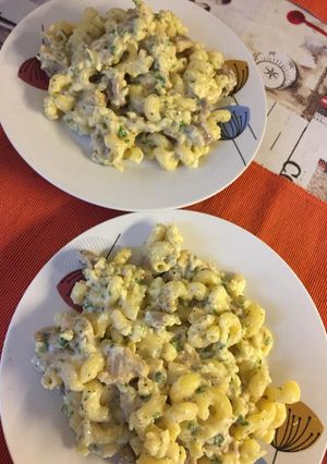 Una foto de Chicken Alfredo penne