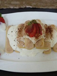 صورة لوصفة تيراميسو بالفراولة