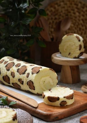 Foto resep Leopard Roll Cake
