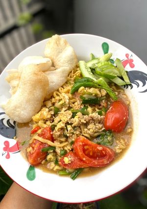 Foto resep Bakmie Nyemek (Mie Godog Jawa)