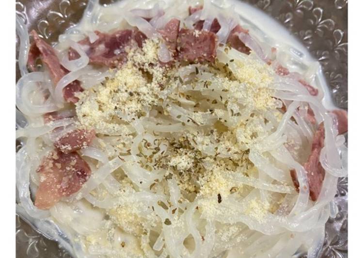 Smoked Beef Shirataki Carbonara