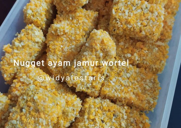 Resep Nugget Ayam Jamur Wortel, Bisa Manjain Lidah