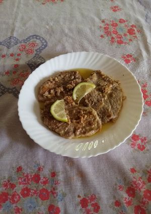 Una foto de Filetes de lomo al limón