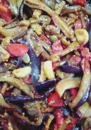 Фото Очень вкусные жареные баклажаны 🍆🍅🍆.