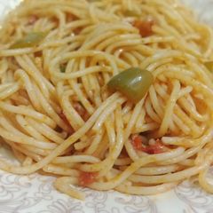 A picture of Spaghetti.