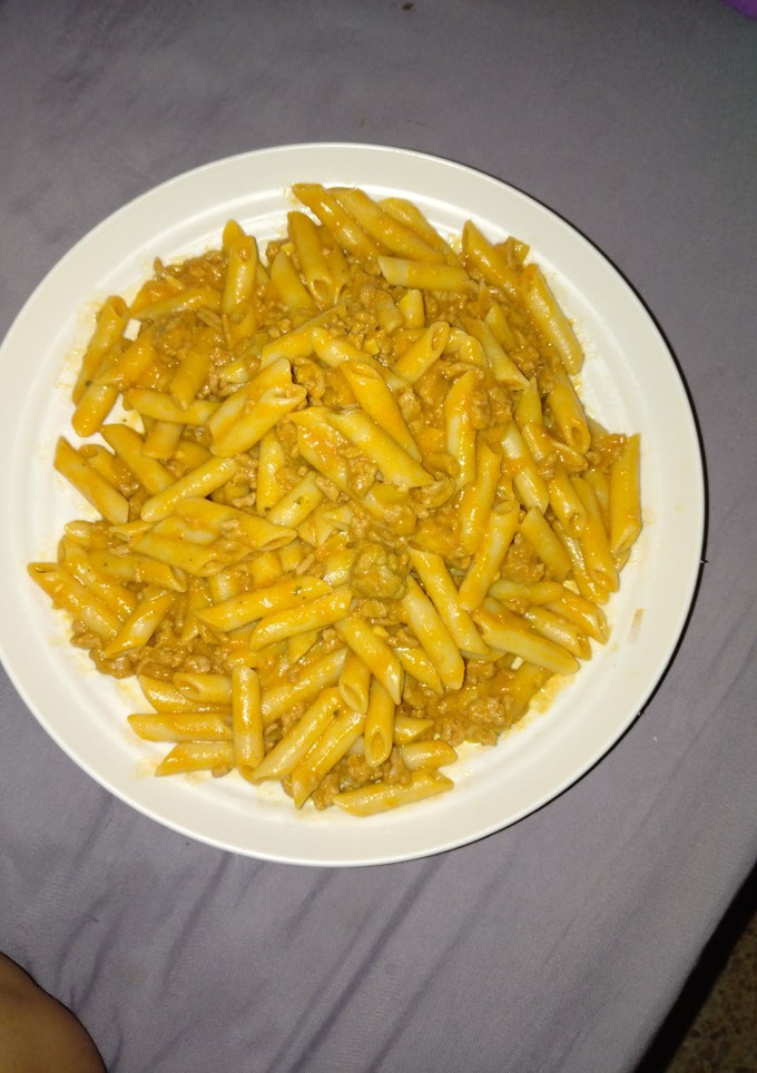Una foto de Macarrones a la mostaza