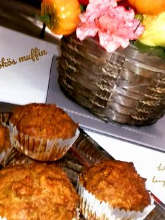 Sütőtökös muffin 🎃🧁 - cukormentes, teljes kiőrlésű recept fotója