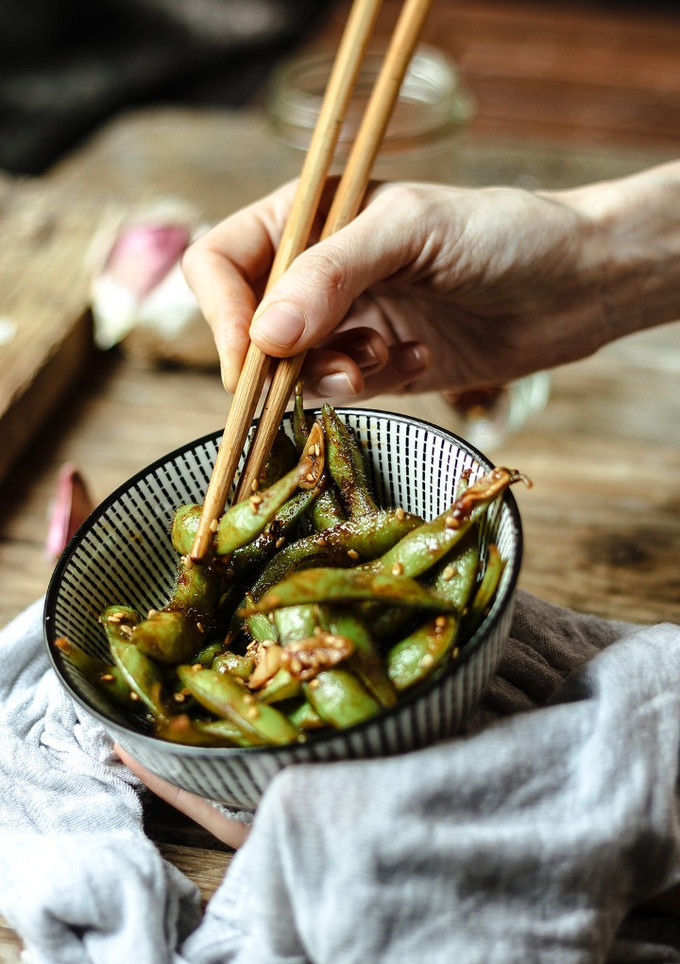 Una foto de Edamame fácil