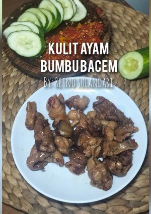 Foto resep 15 >< Kulit ayam bumbu bacem