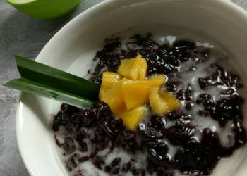 Siap Saji Bubur Ketan Hitam Nangka Nikmat Lezat