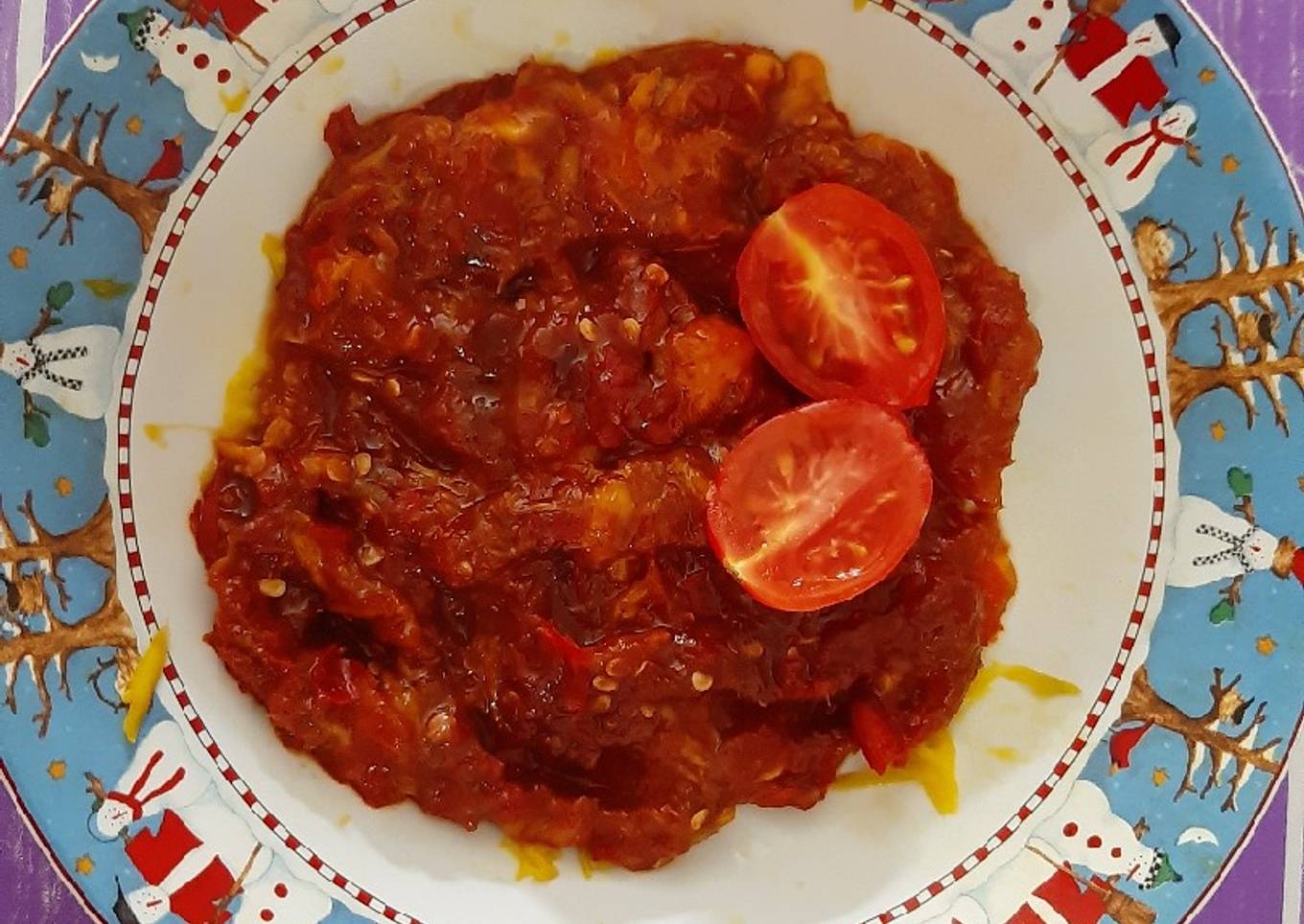 Sambal mangga kweni simple dan enak