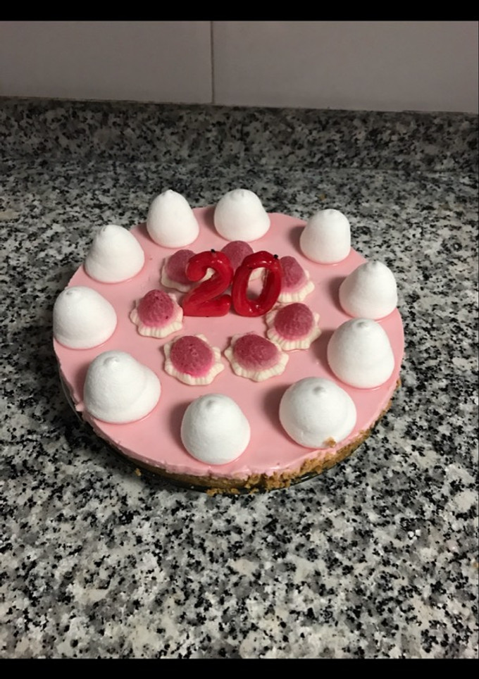 Una foto de Tarta de petit suisse