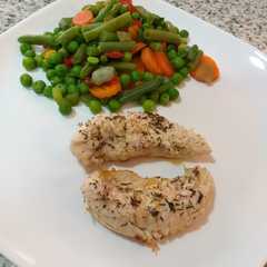 Una foto de Solomillo de pollo al microondas