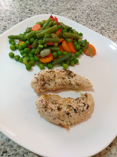 Una foto de Solomillo de pollo al microondas