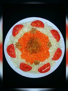 عکسی از دستور سالاد کلم سفید و هویج