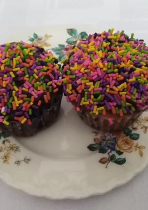 Una foto de Muffins relleno de dulce de leche