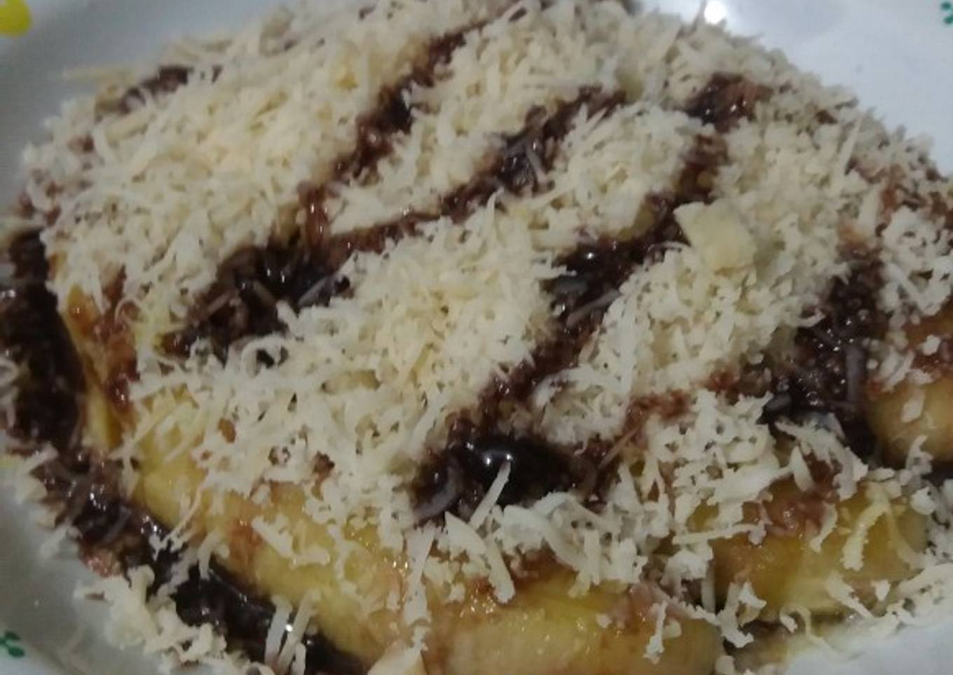 Pisang bakar coklat keju