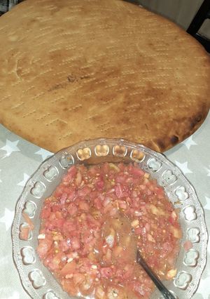 Una foto de Ensalada de tomates